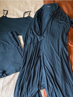 Victoria's Secret Teal Pajama SoModal Set XL XXL